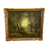 Paysage de forêt XIXeme siècle