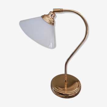 Lampe vintage opaline