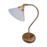 Lampe vintage opaline
