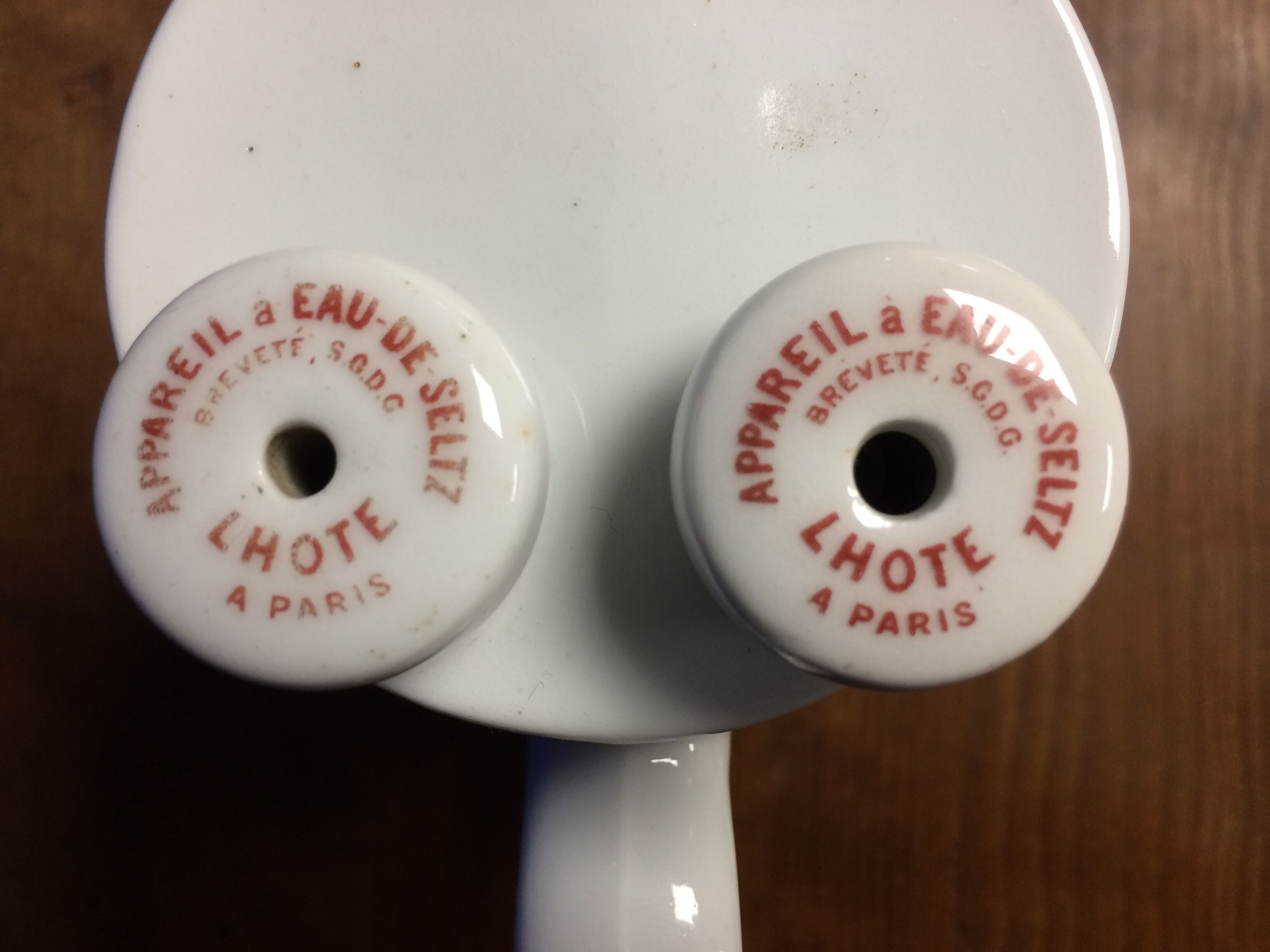 Seltz Water Device "Lhote"