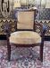 Fauteuil à crosses époque Empire
