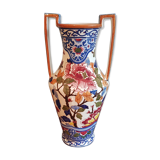 Vase amphore faïence de Gien