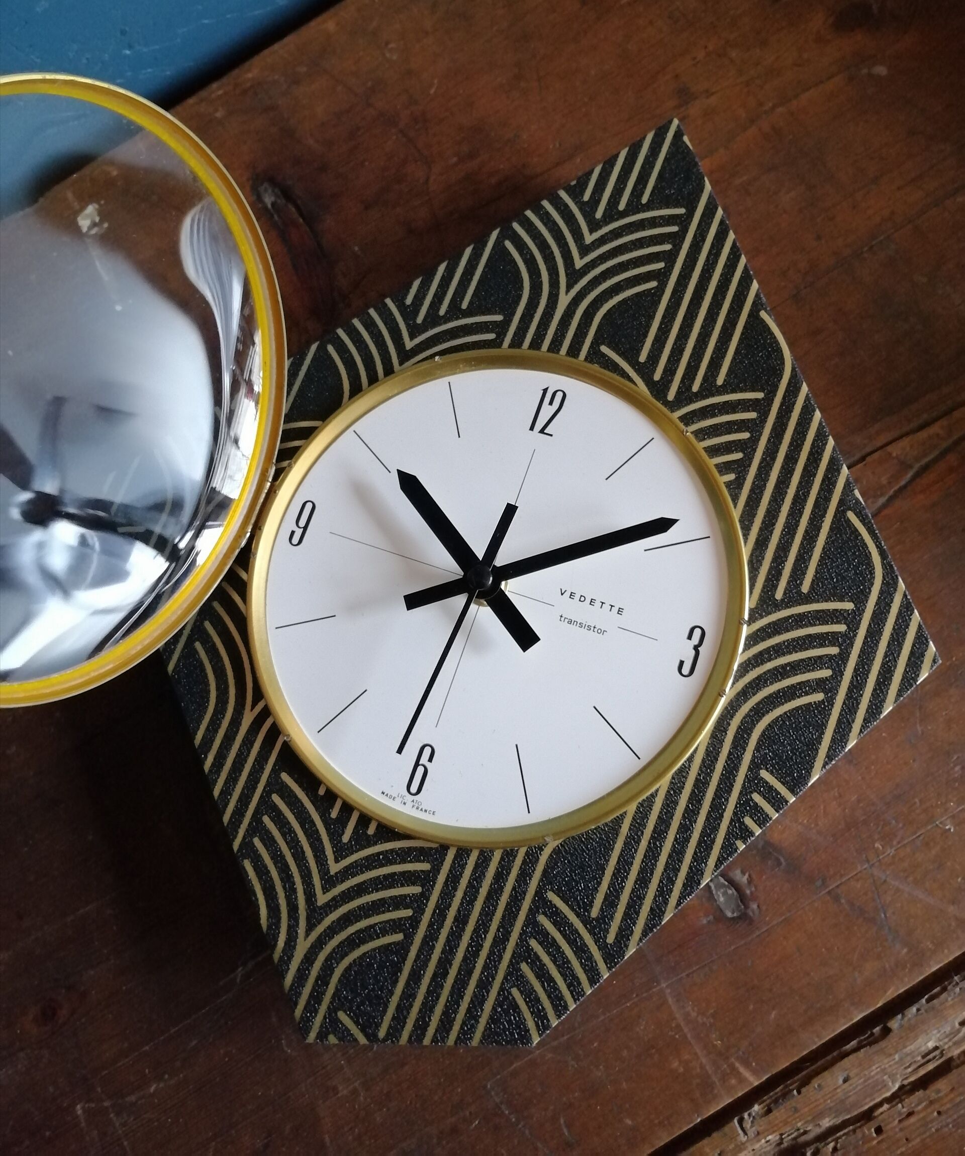 Vintage clock, "Vedette" wall clock