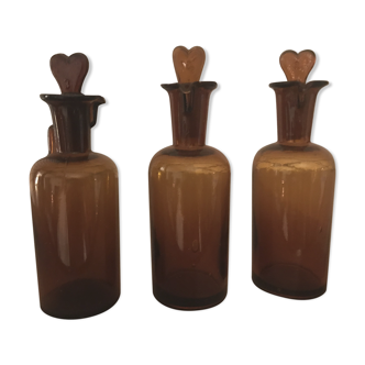 Lot of 3 vials of apothecary