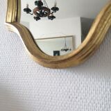 Golden mirror 60x40cm