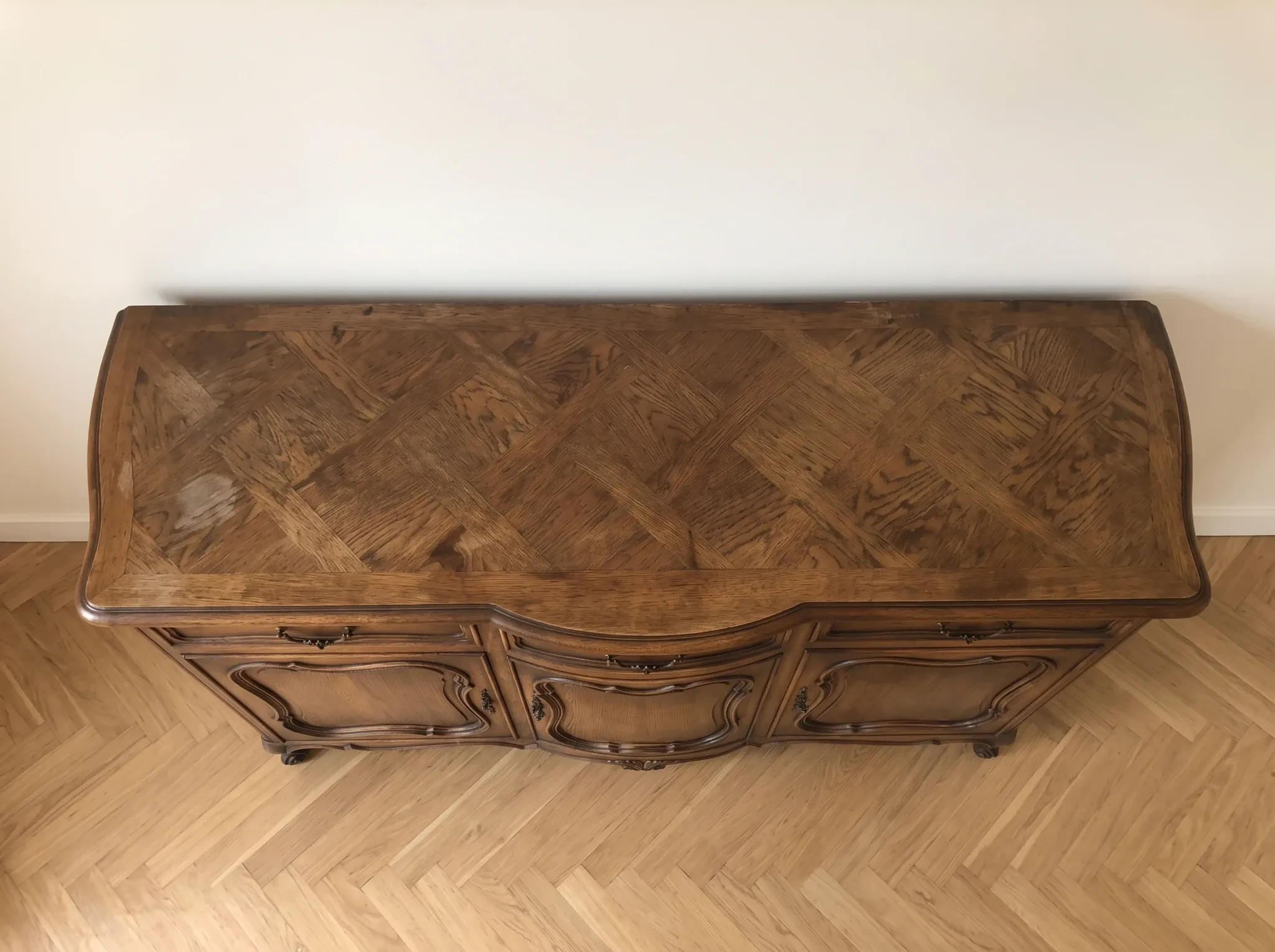 Antique classic oak sideboard