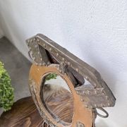 Brutalist handcrafted mirror "horse"