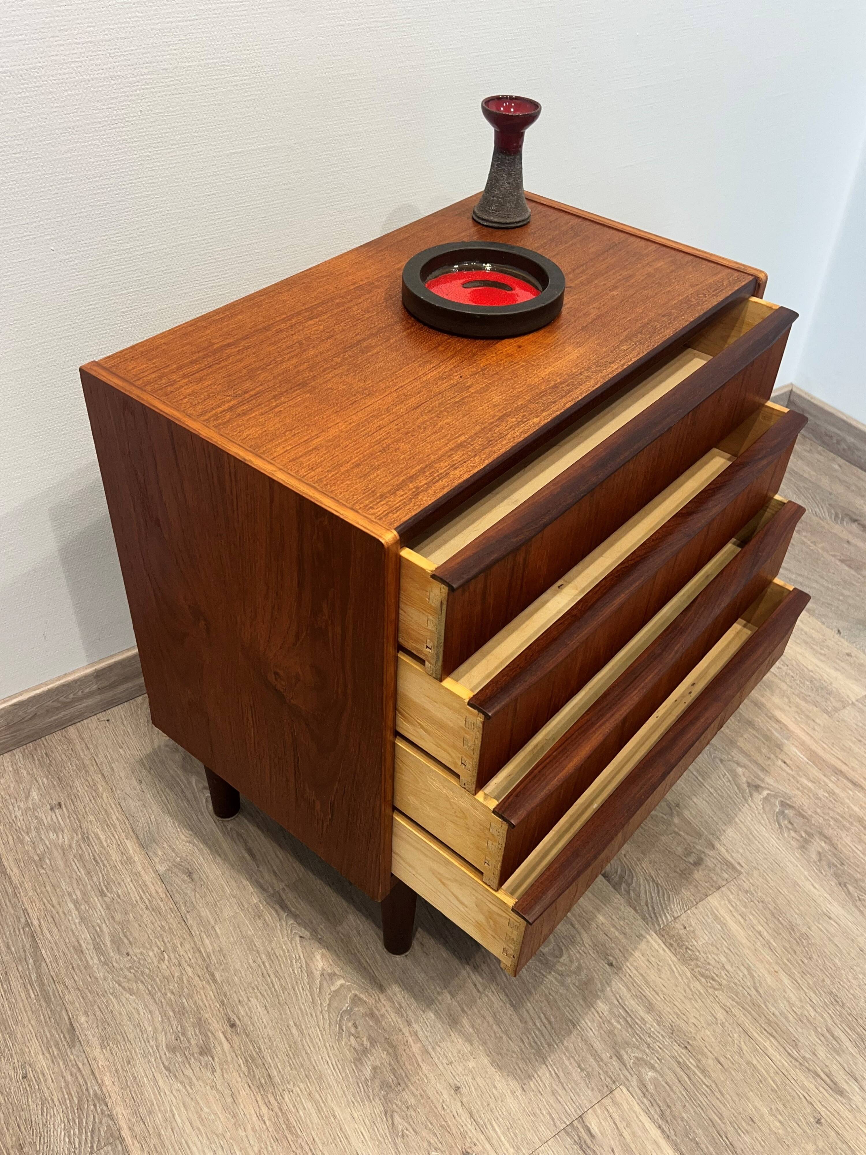 Scandinavian teak chest of drawers Denmark