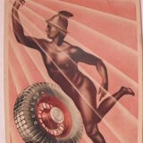 Poster Pub Dunlop 1934
