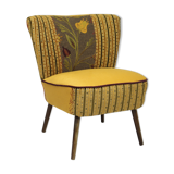 Chair vintage year 50 tissue "Lelièvre"