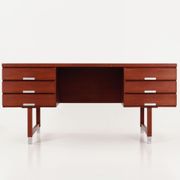 Teak desk design by Kai Kristiansen scandinavian design of the 1970s