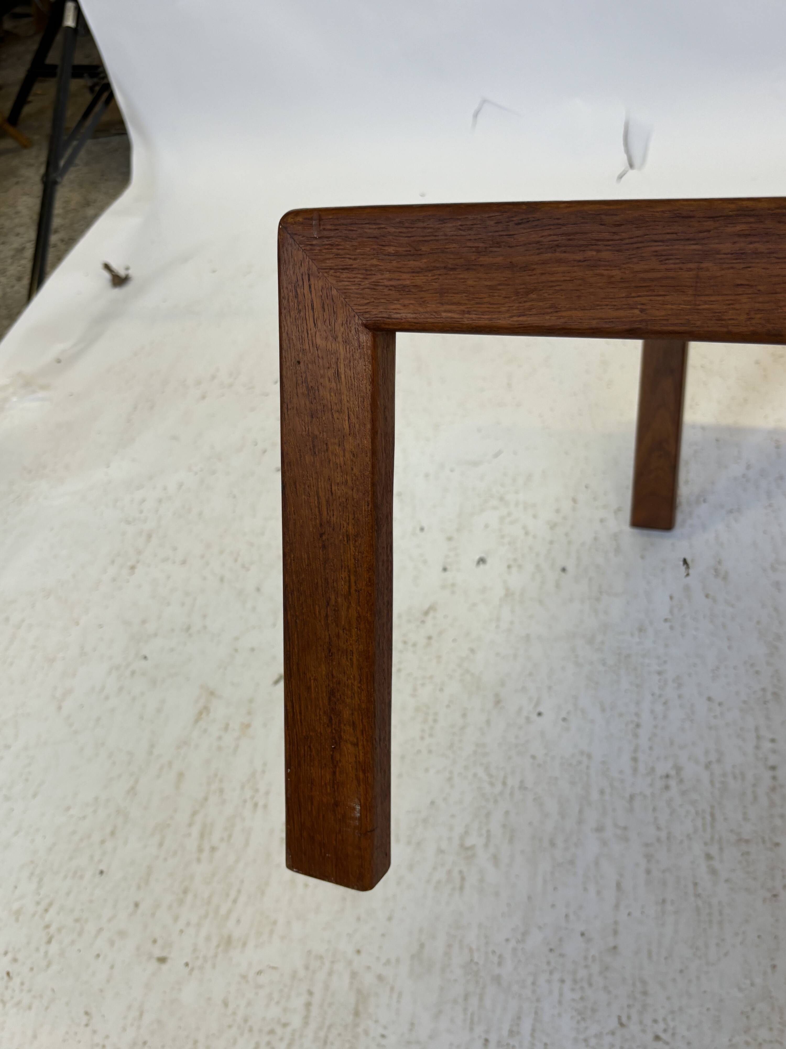 Vintage coffee table rosewood 70's design minimalist