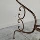 Wrought iron garden table pedestal 1900s