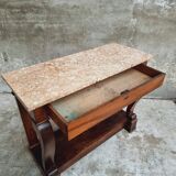 Antique side table trumeau or console table mahogany