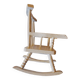 Vintage wooden rocking chair for dolls