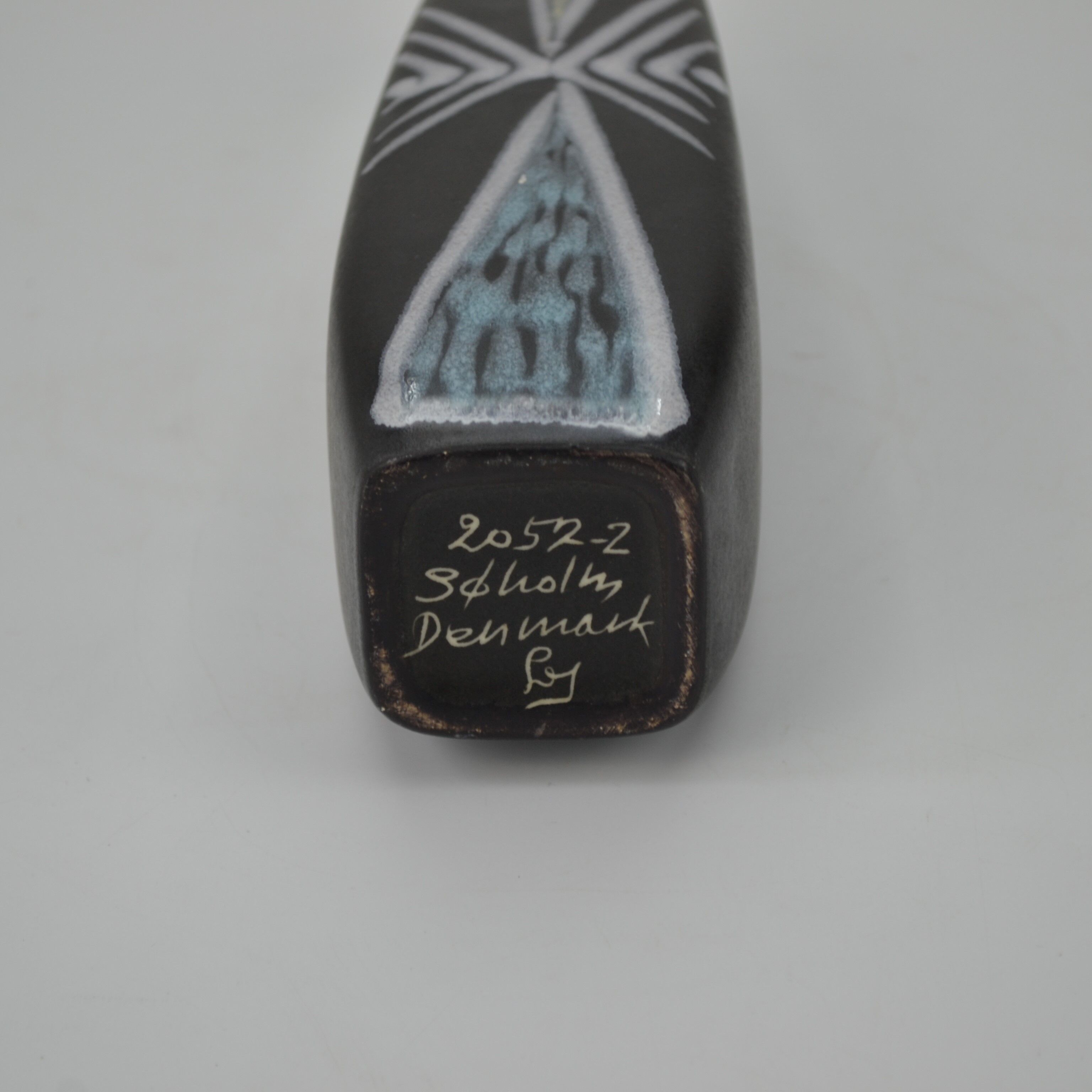 Earthenware vase Burgundia series by Sørensen and Jensen for Søholm