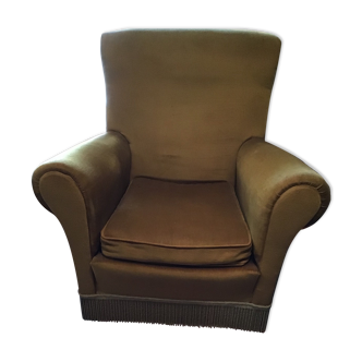 Velvet armchair