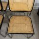 Lot de quatre chaises Marcel Breuer Cesca b32