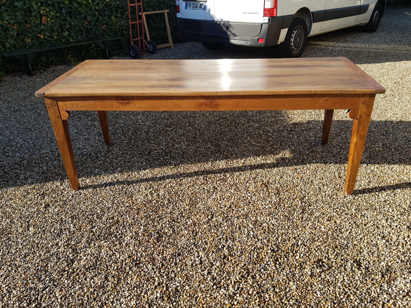 19th walnut farmhouse table