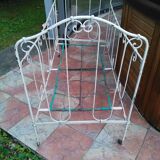 Old child bed wrought iron
