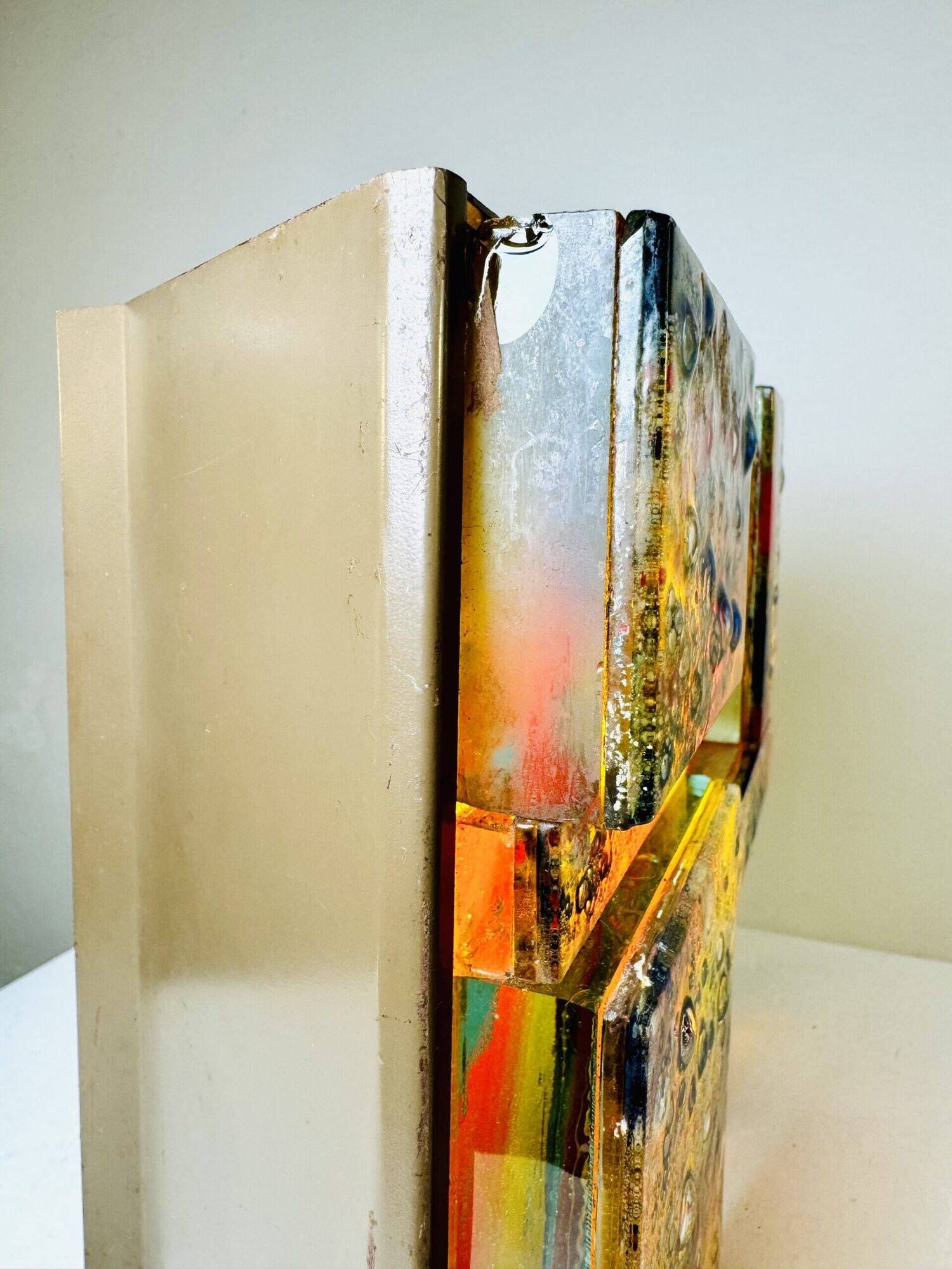 C1699 'Stijlrelief' Wall Lamp By Willem Van Oyen For Raak Amsterdam, The Netherlands 1960S