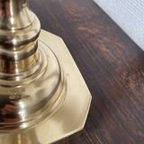 Golden brass lamp