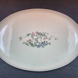 Large oblong dish old fabrique royale limoges signed d'artois 49 cm
