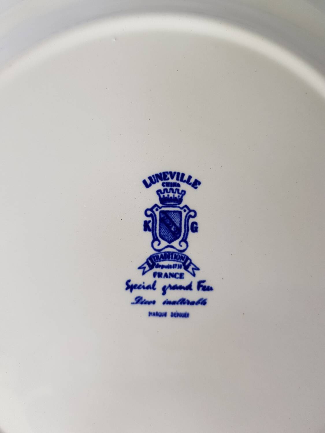 Assiettes 7 KG Lunéville