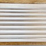 Chrome and glass tube wall light Petitot Genet and Michon c 1950