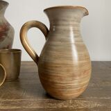 Ceramic pitcher by fonck and mateo in vallauris