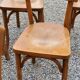Set of 6 Baumann bistro chairs from the 50s stamp with iron