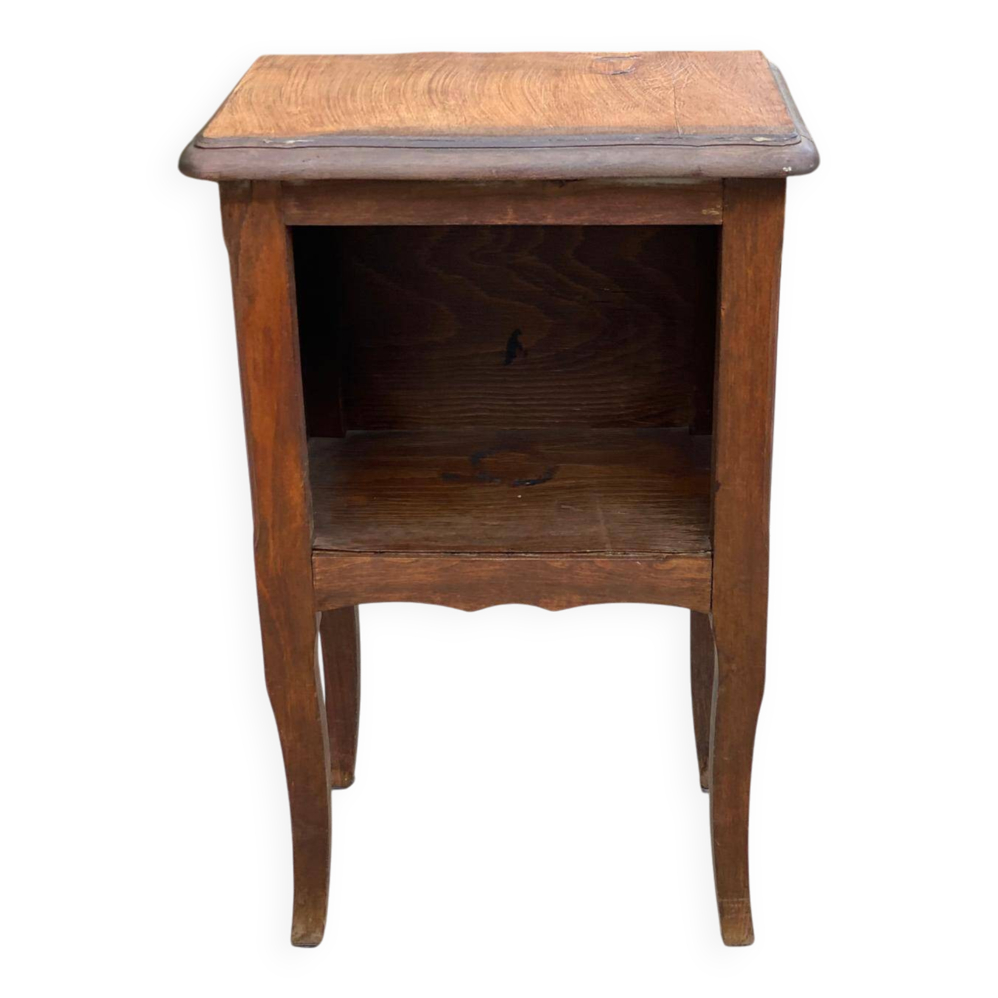 Louis XV bedside table in dark matte oak