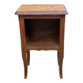 Louis XV bedside table in dark matte oak