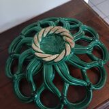 Vallauris woven ceramic fruit bowl