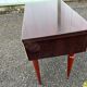 Dark brown bedside table from the 50s