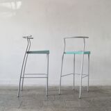 Vintage Stools Hi-Glob Bar Stool by Philippe Starck for Kartell, 1990s, Set of 2