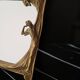 Art Nouveau table mirror, Pierre Bex, France, 1970s