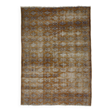 Tapis Oushak Authentique – Tons Moutarde & Ivoire, 175 x 250 cm