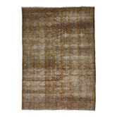 Tapis Oushak Authentique – Tons Moutarde & Ivoire, 175 x 250 cm