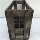 Former wooden wine box 10 bottles marking 1953 vintage