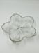 Art Deco moulded glass flower plate
