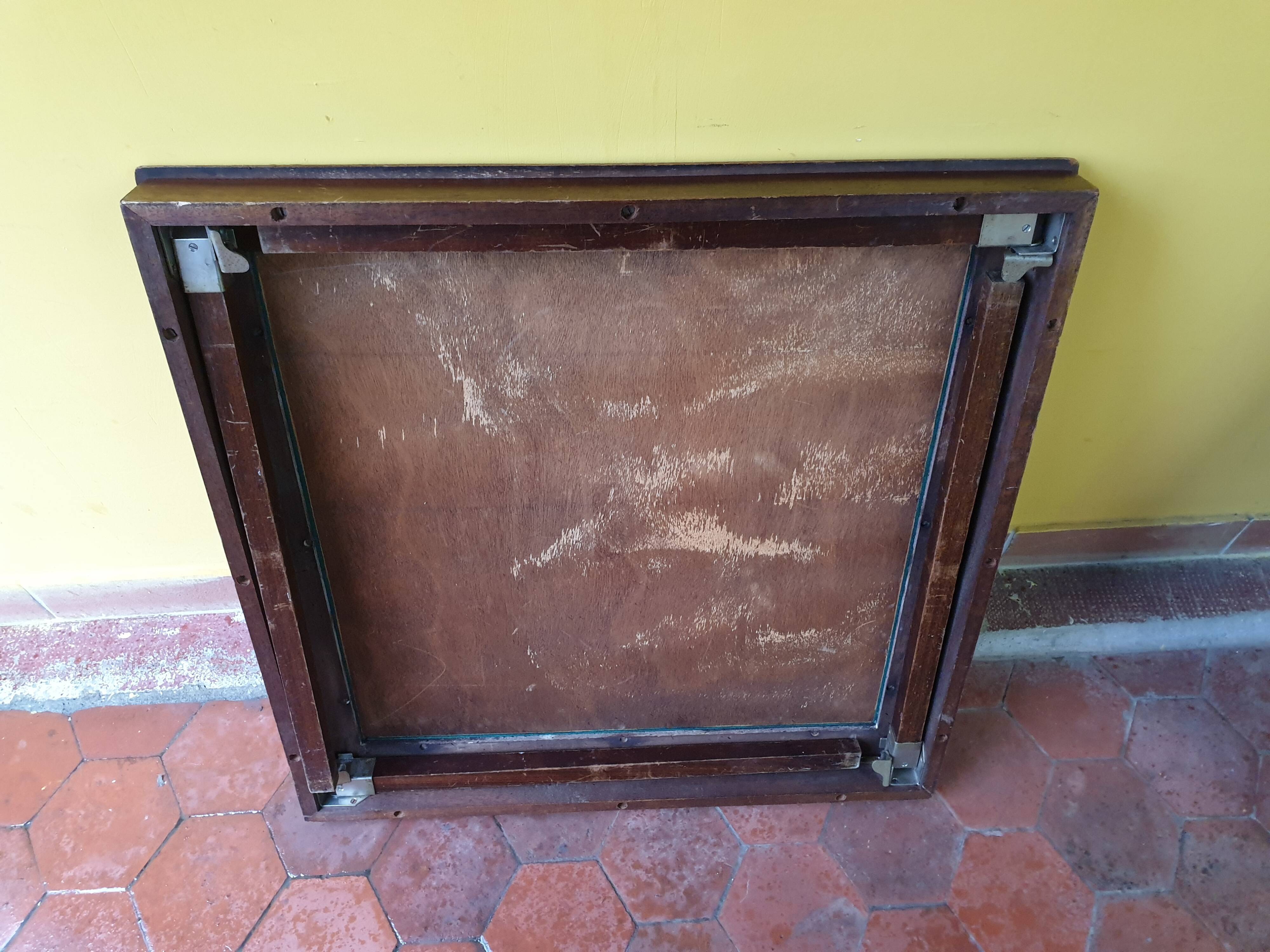 Folding vintage game table bridge table