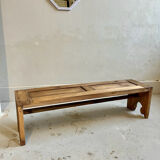 Recycled wood bench