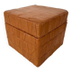 Pouf coffre de rangement dans le style « De Sede »