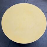 Mid-century modern yellow linoleum coffee table by Alva Aalto for Artek, Finland, 1960s.