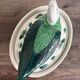 Large covered duck-shaped porcelain pot in China