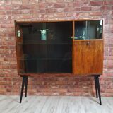 PRL display case on high legs after renovation