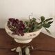 Large standing bowl with flowery porcelain