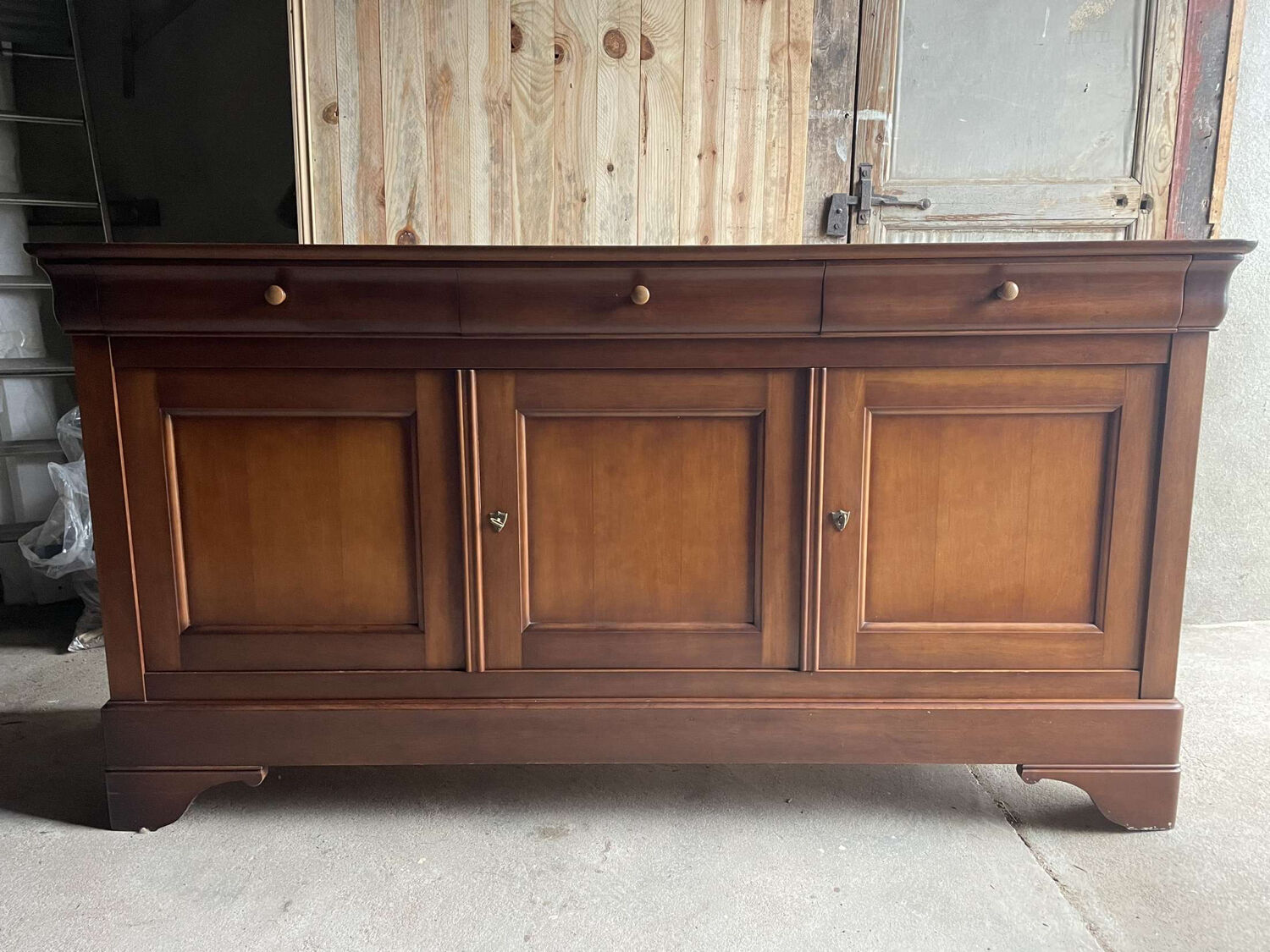 Cherry wood sideboard