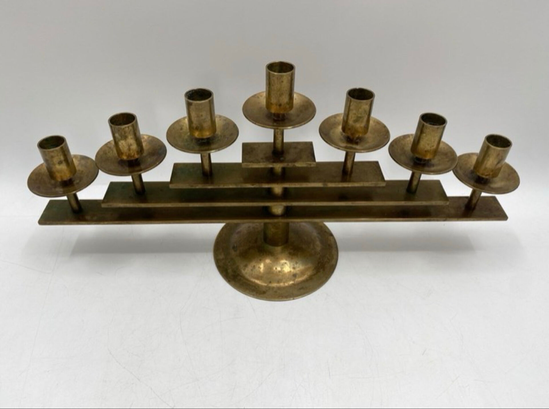 Dantorp Design Brass Candlestick, 1960s